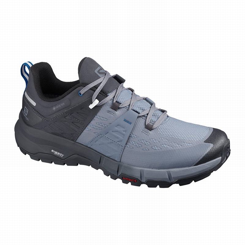 Zapatillas Trekking Salomon Hombre Gris / Azul Real - Salomon Argentina ODYSSEY GTX ,182359-TCI